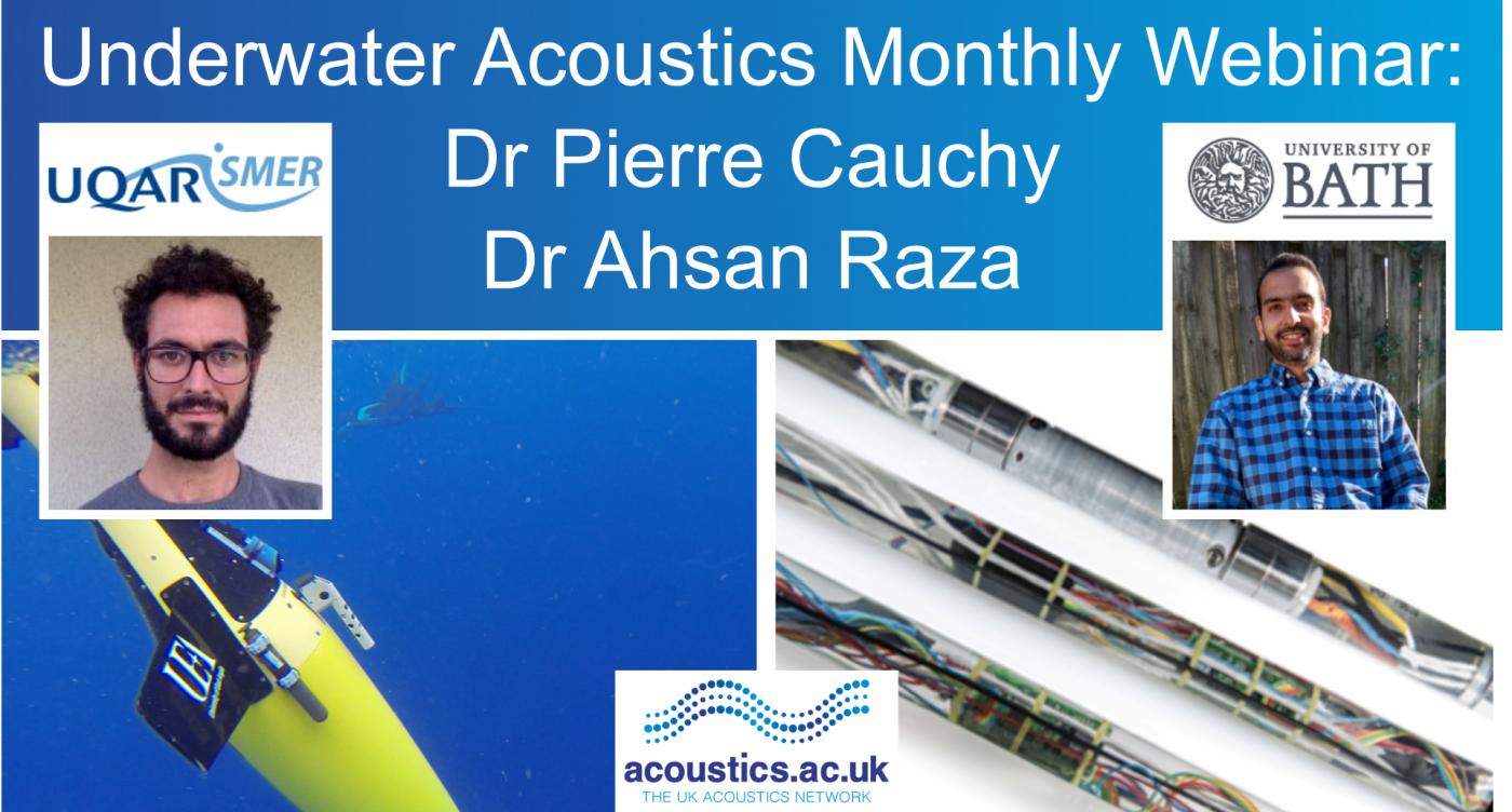 Underwater Acoustics Webinar 4 Promotional Flier